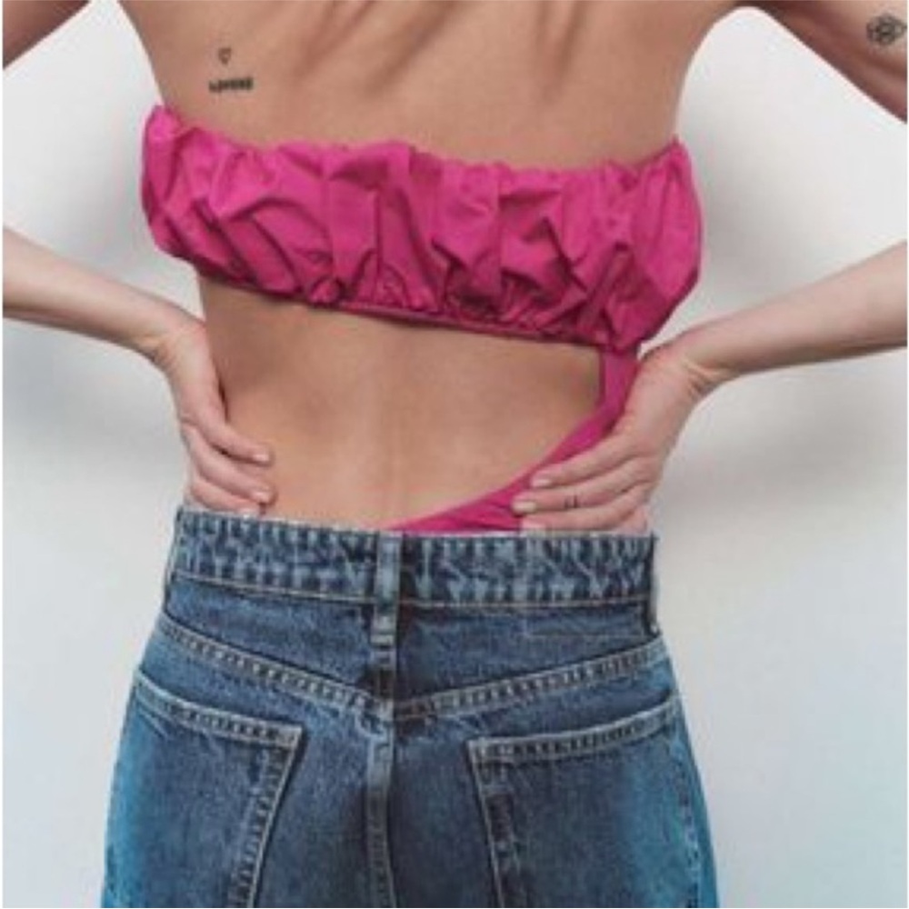 NWT Zara Ruffled Swimsuit - Picture 8 of 9